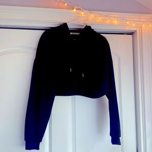 Cropped Zip Hoodie